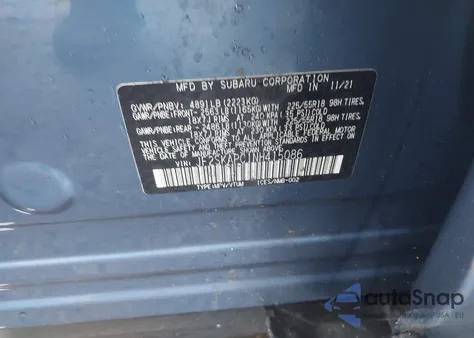 2022 Subaru Forester Limited z USA, uszkodzony, nr VIN JF2SKAPC1NH415086